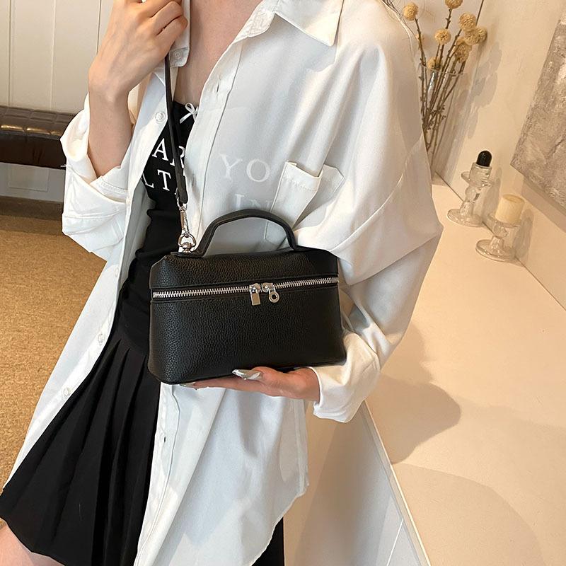 Neue modische High-End-Ketten-Tasche in Unifarbe, tragbar, Schultertasche, Umhängetasche, trendige Damenhandtasche
