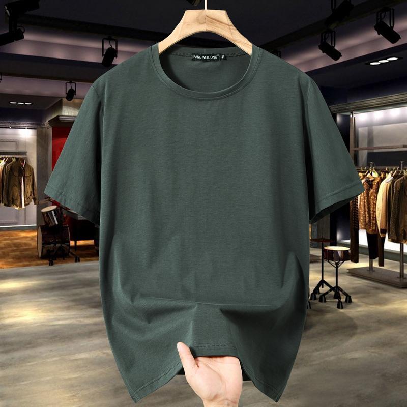 T-shirt Taglie Forti 4XL-12XL da Uomo Abbigliamento Vintage Moda T-shirt Estive Oversize Manica Corta