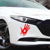 1PC 3D Bleeding Palm Motorcycle Stickers Waterproof DIY Motorbike Fuel Tank Fairing Vinyl Decals Car Window Halloween Decoration