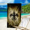 Custom Name Beach Towel Orleans Saints Logo Beach Towel, Soft Microfiber, Gift for Her/Him, Birthday, for Pool, Beach, Travel, Fan gifts