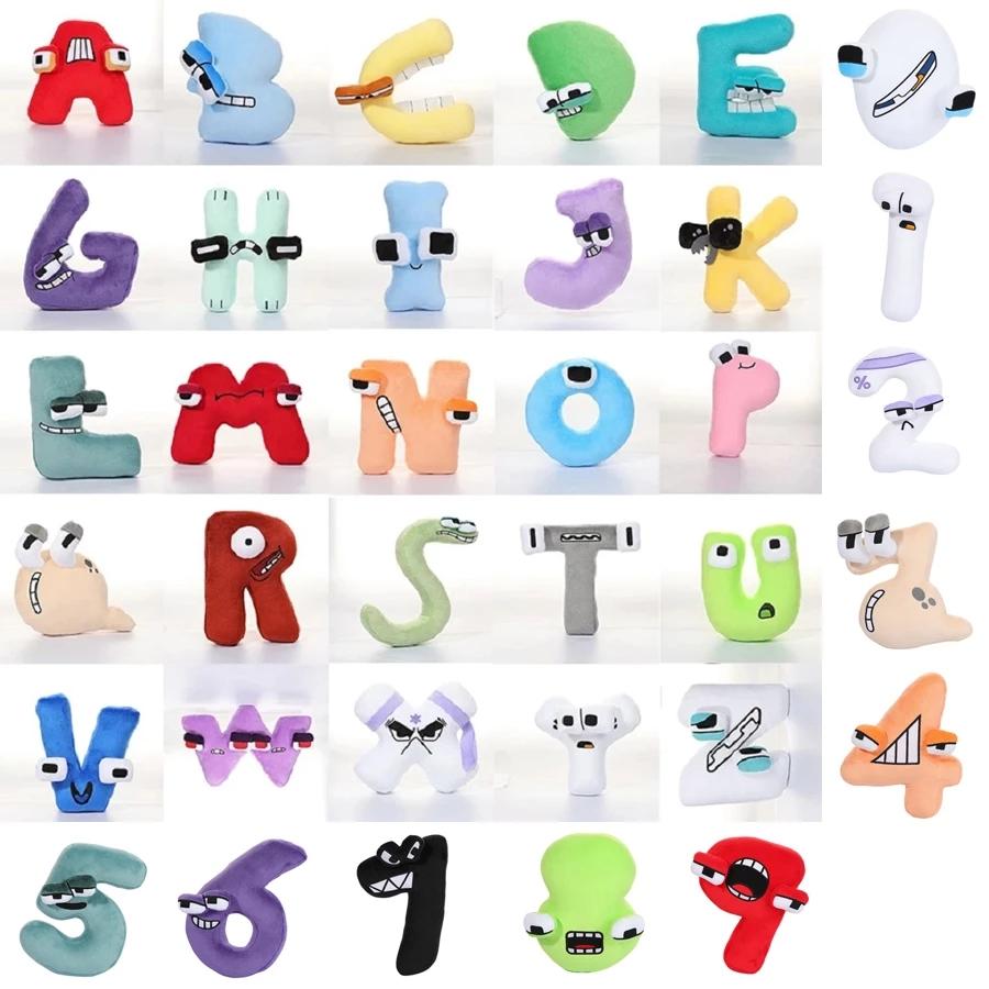 NOUVEAU Jouet en Peluche Alphabet Lore Personnage Poupée Kawaii Animaux en Peluche Jouets pour Enfants Cadeaux de Noël
