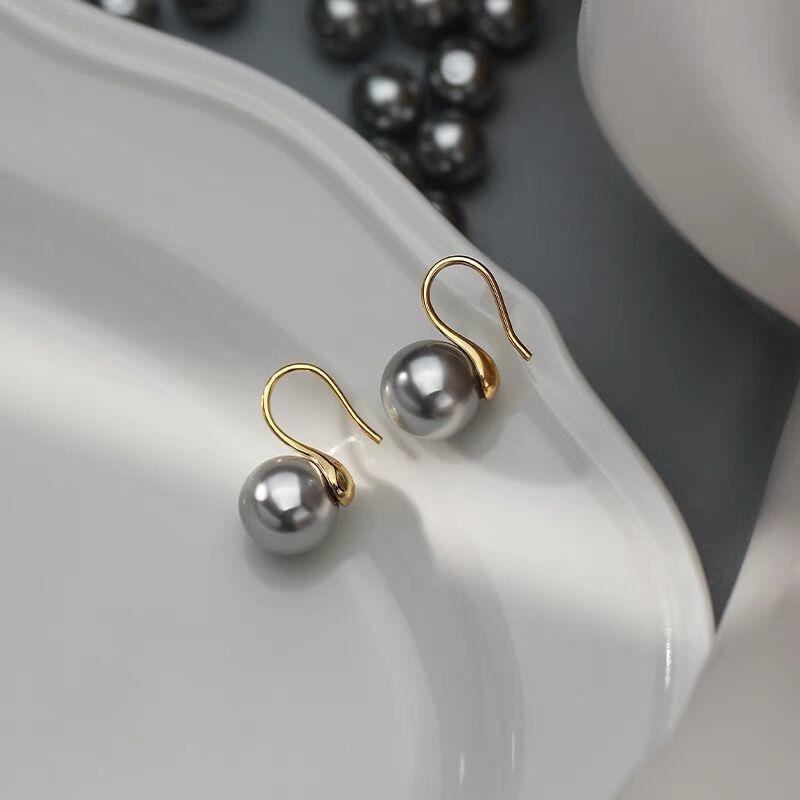 Pearl Earrings, Vintage Earrings, High-end and Luxurious Ear Pendants, Pearl Beads, Pearl Ear Hooks