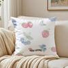 Summer Berries DDjerf Avenue Cushion Cover Linen Pillowcase Soft  for Sofa Bed Home Room Decor