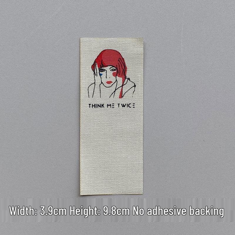 

Декоративные тканевые этикетки ручной работы с трафаретной печатью для одежды, шляп, сумок и брюк