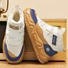 2026 Men's Fashion Outdoor Vacation Casual Shoes Warm Snow Boots Plush Warm Comfortable Anti Slip Thick Sole Cotton Shoes