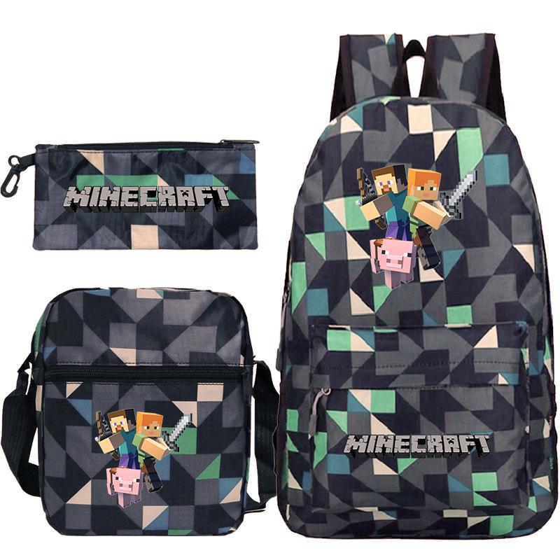 Primary And Secondary School Students Casual Schoolbag Game Merchandise Backpack Set