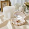 Multi-Functional Scallop Silicone Mold Scallop Candlestick Plaster Molds  Storage Tray