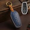 Genuine Leather Auto Intelligent Key Fob Cover Case Fit For Byd Atto 3 Atto3 Dm Tang Song Dm-I Max Pro Qin Pro Yuan Ev Dolphin ,4 Bottons