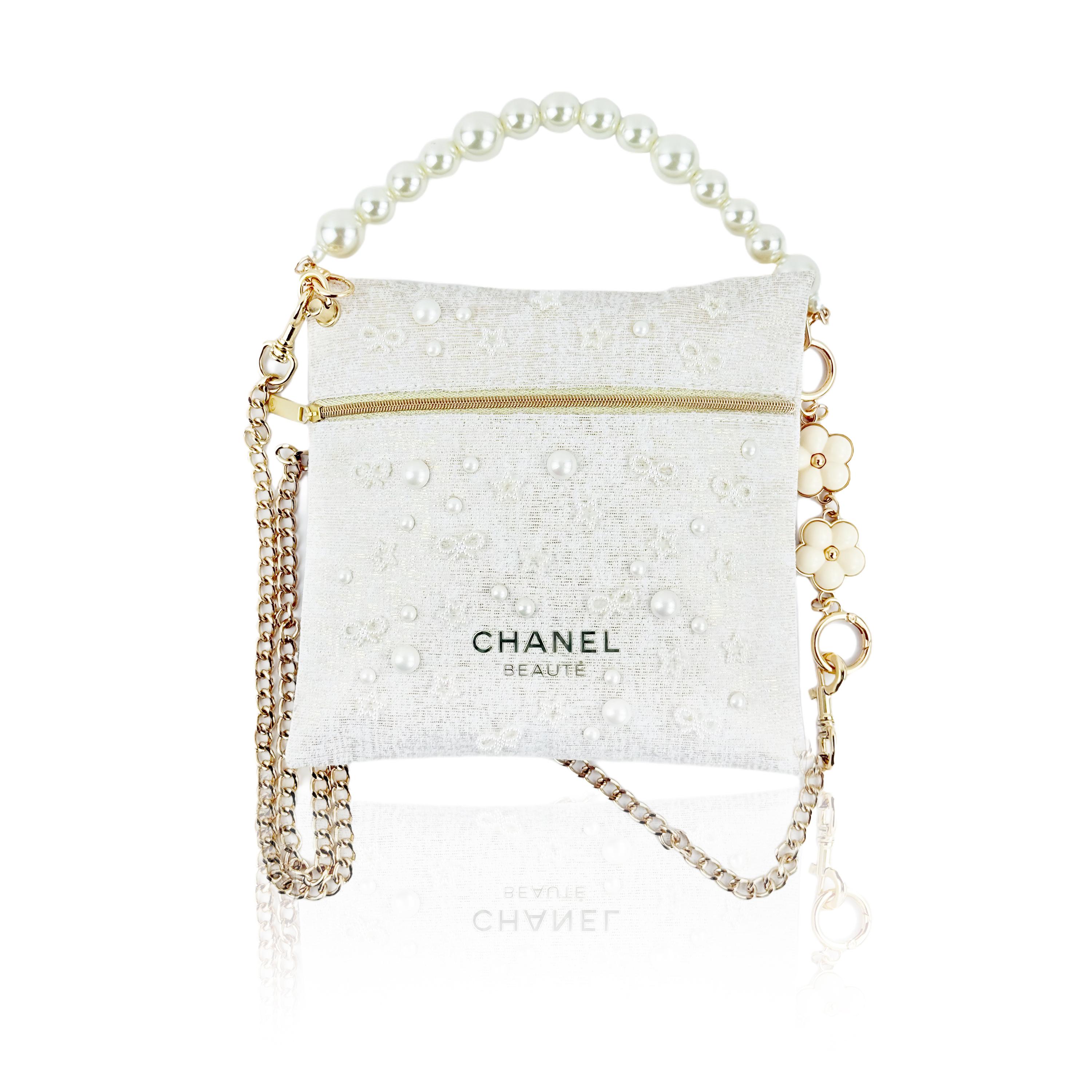 Handmade DIY Chanel-inspired Remake Makeup Bag