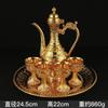 New Chinese liquor wine set home creative bronze dragon phoenix vintage high-grade wine pot wine glass gift decoration