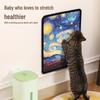 Kuangjiejian Wall-Mounted Hemp Cat Scratching Post - Durable, Scratch-Resistant, and Versatile Cat Toy