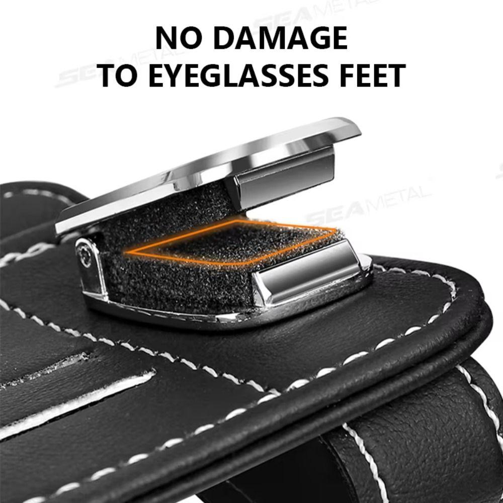 Universal Fit Glasses Clip Anti-scratch Eyeglasses Hanger Vehicle Accessories