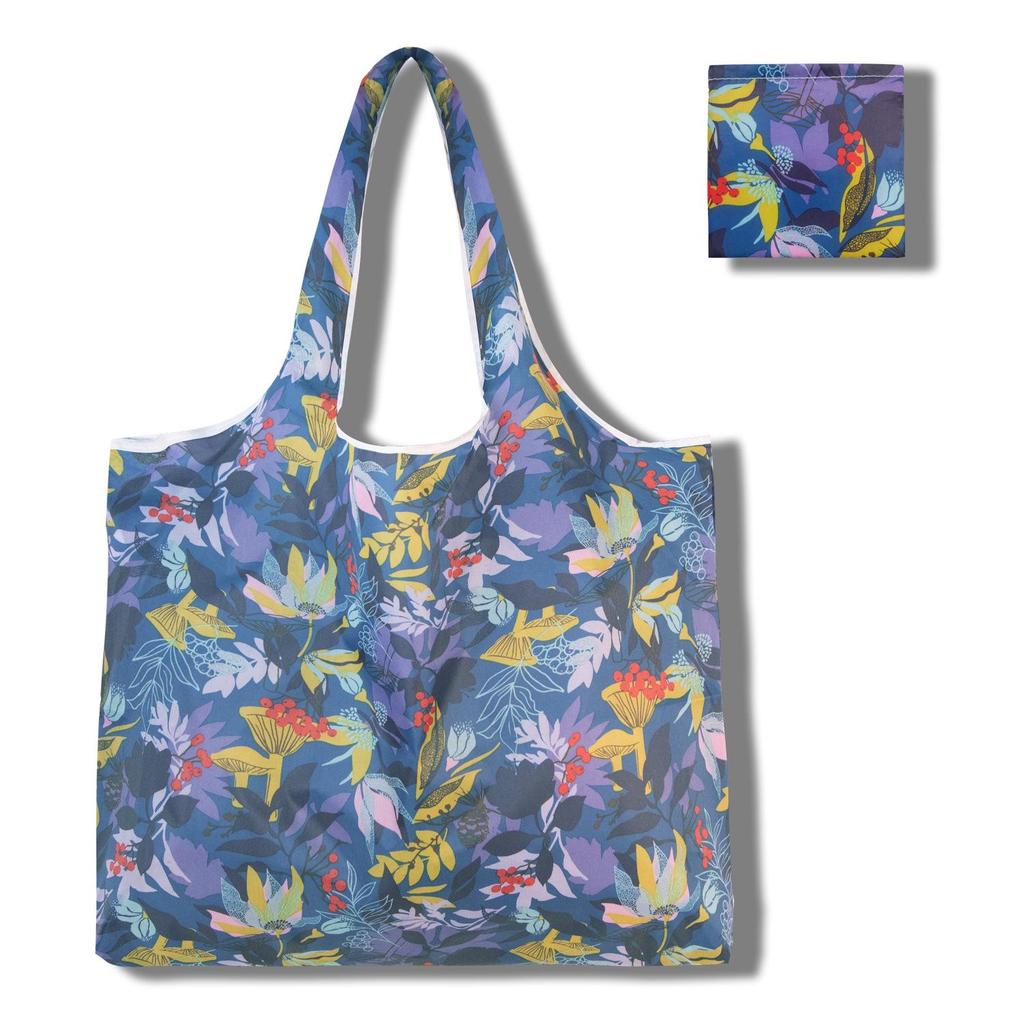 Eco-Friendly Large Capacity Foldable Tote Bag - Creative, Portable, Printed, and In Stock