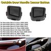 Náhradní krytka tlačítka bezklíčového vstupu na kliku dveří Gumový kryt senzorového tlačítka kliky dveří pro Mercedes Benz třídy S