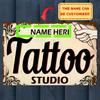 Custom Metal Sign for Man Cave Bar Pub Garage Tattoo Studio Man Cave Wall Art Decor Personalized Tin Sign Retro 1pc