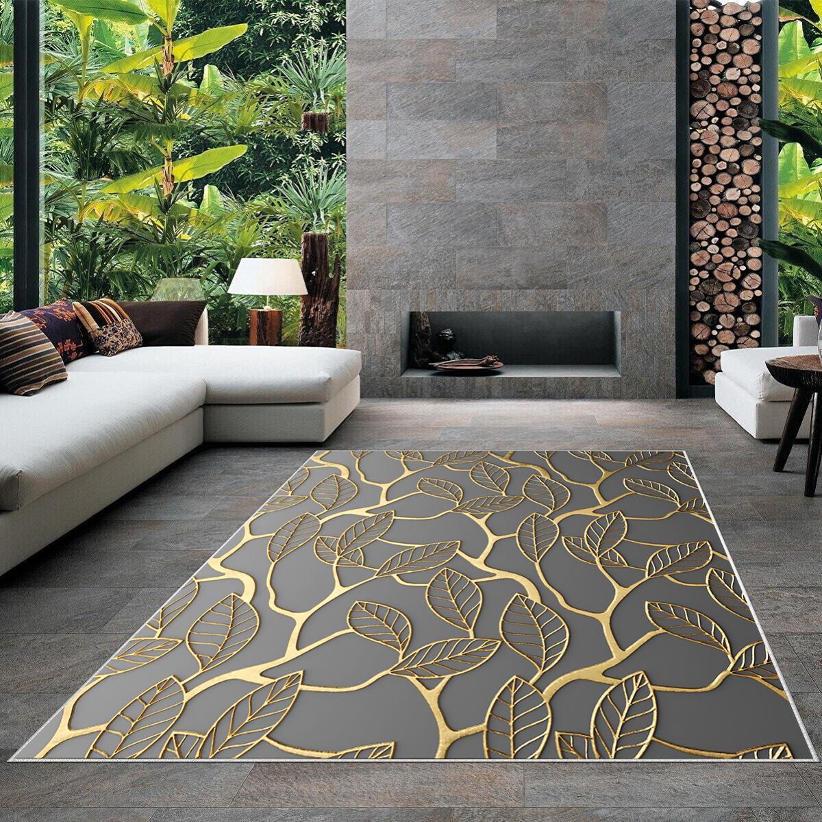 

Моющийся нескользящий ковер для современной гостиной с цветной цифровой печатью с узором BLT-S-011