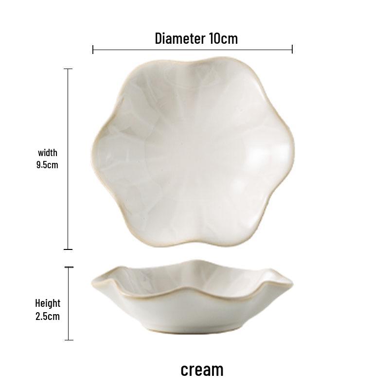 Керамический поднос для украшений в виде листа лотоса - Декоративное украшение для дома.