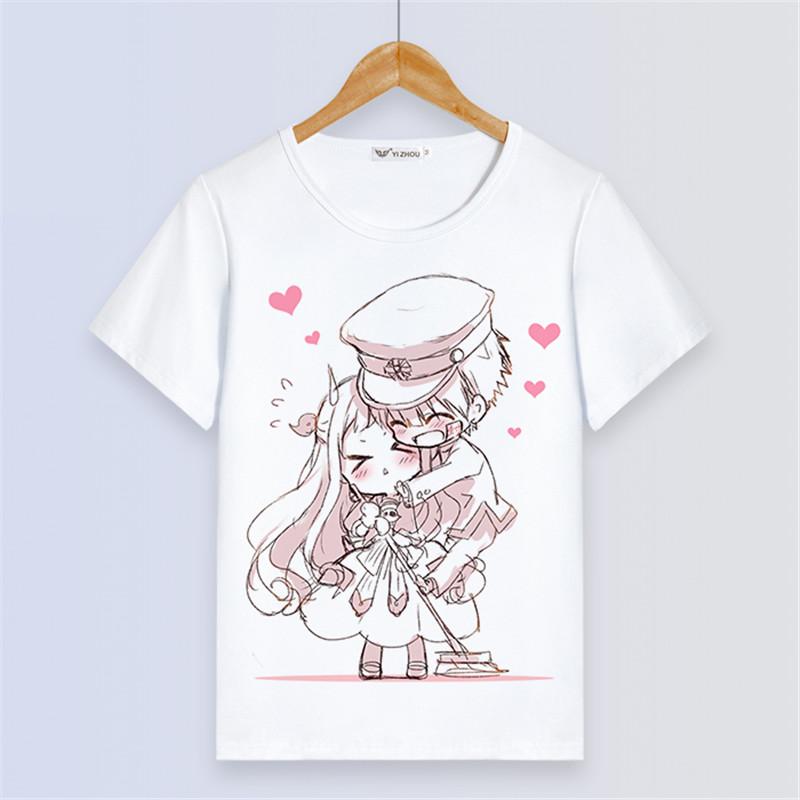 Toilet-Bound Hanako-kun Cartoon Women Cute Tshirt Short Sleeve Tops Women 2020 Summer T-shirts Harajuku Couple Clothes