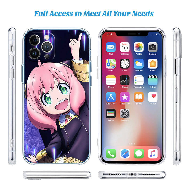 IR26 Spy X Anya Forger Family Case for Motorola E22S E7 G6 G7 G8 G9 Plus Power Play G10 G20 G04 E30 E40 E22 E20 E13 E15 G22 G23 G05 G75 G35 G55