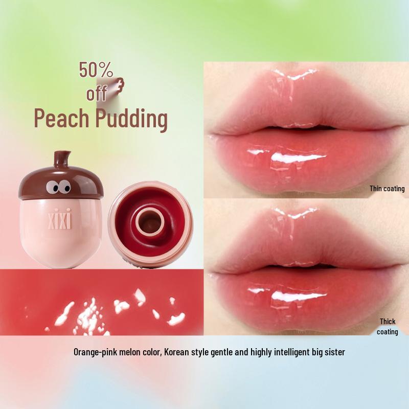 XIXI Soft Chestnut Lip Jelly: Gentle, Low-Saturation, and Hydrating Dry Rose Gloss