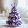 DIY Crochet Christmas Tree Kit Handmade Holiday Decoration Set Crochet Christmas Tree Craft Kit for Beginners with Detail Patter