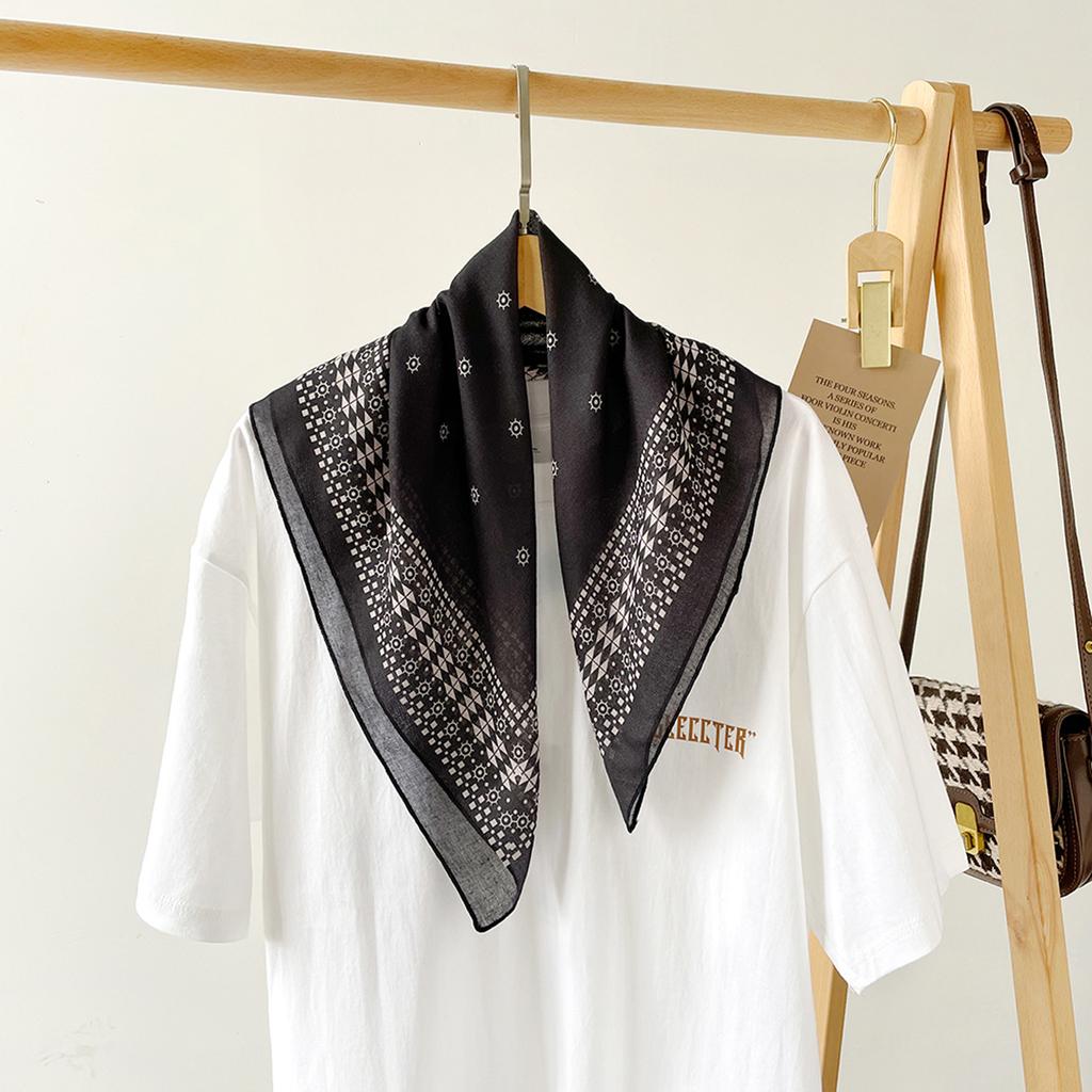 58 * 58cm Four Seasons Available New Large Square Towel Headband Breathable Sweat Absorbing Sunscreen Simple Shawl Professional Scarf