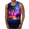 Sommer Harajuku 3D Kokospalmen Aufdruck Tanktop Für Männer Sonnenuntergang Grafik Tanktops Kinder Mode Weste Streetwear Kleidung Oberteil