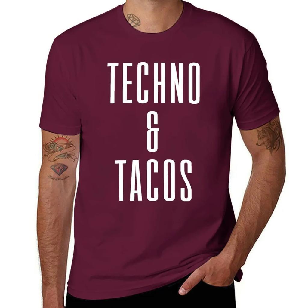 Techno T-Shirt Oversized T Shirt Quick Drying Blacks Tees Anime Shirts Men