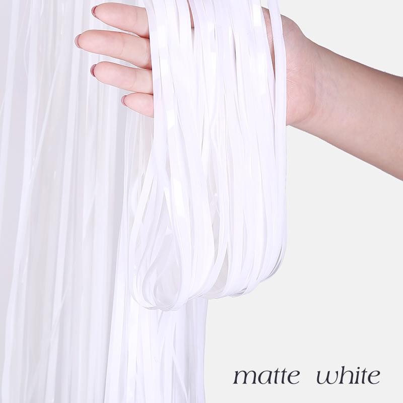 2M-3M Champagne Gold Matte Party Backdrop Fringe Tinsel Foil Curtains Adult Happy Birthday Wedding Decoration Photo Booth Drape