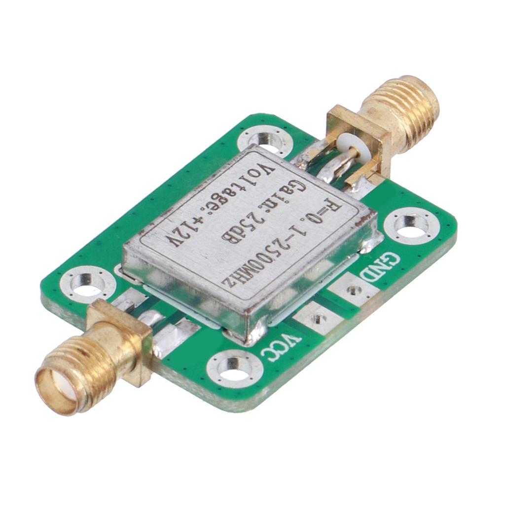 RF WideBand Amplifier 0.12500MHz 12V 45mA 25dB High Gain Low Noise SMAK Female LNA Amplifier