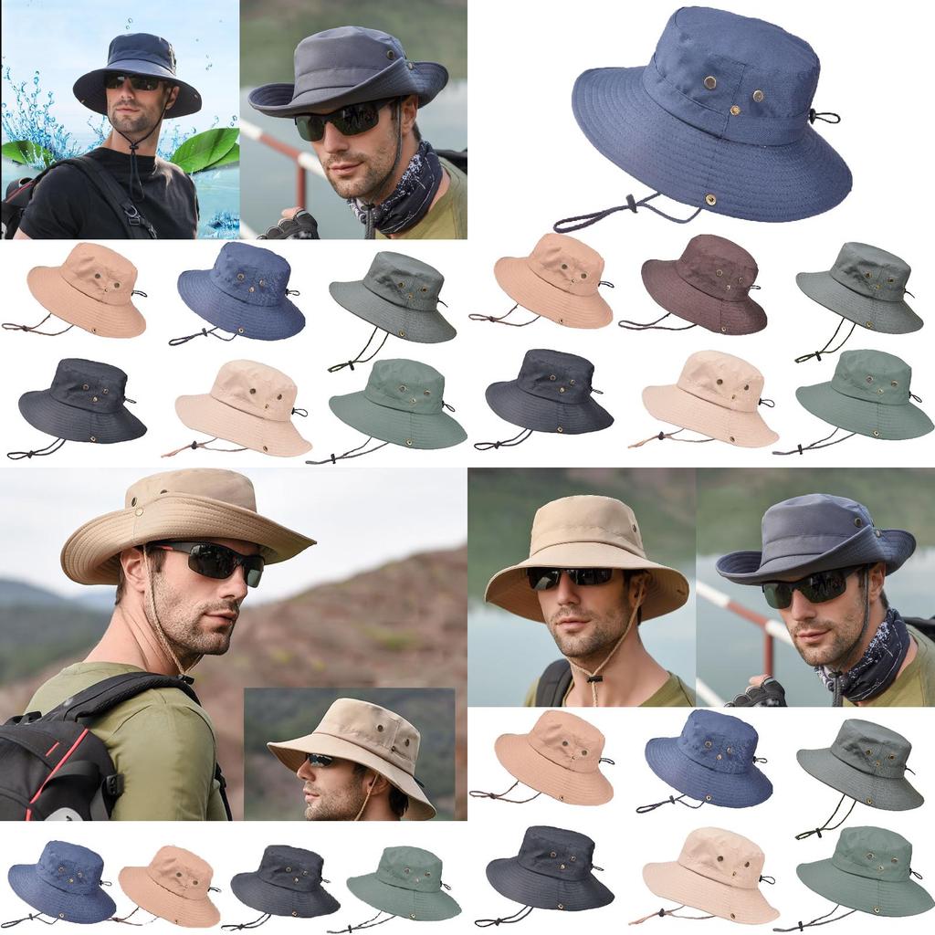Stylish Boonie Bucket Hat Cap For Fishing Hunting Safari Sunproof And Windproof