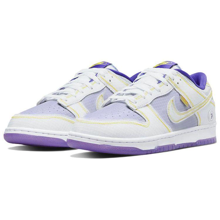 Union LA x Nike Dunk Low Passport Pack - Court Purple Unisex Sneaker Weiß DJ9649-500