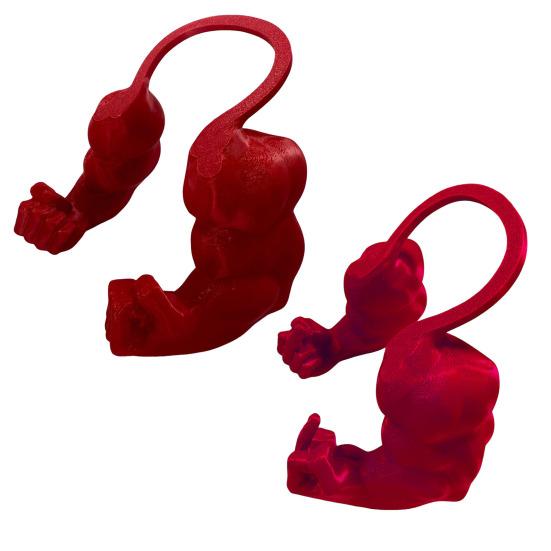 2Pcs Cat Muscle Arm 3D Printed Funny Cat Neck Arm with Muscle Superhero Cosplay Costume Funny Pet Photography Props Birthday Party Supplies