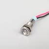 1Pcs 6Mm Flat Head Led Metal Indicator Light Waterproof Signal Light 12V 24V 220V With Red Yellow Blue Green And White Lines