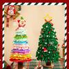 New Oversized Twist Stick Christmas Tree With Lights Decoration Handmade Diy Material Package Creative Diy Christmas Tree Ornament