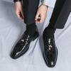 Luxury Brand Men Tassel Loafers Leather Dress Shoes Crocodile Prints Casual Business Slip-On Wedding Party Lightweight Men Shoes