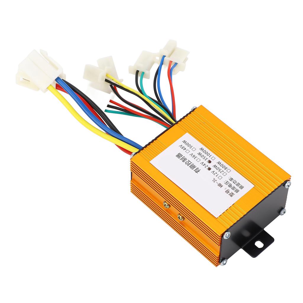 Electric Bike Brushed Controll Efficient Heat Dissipation High Reliability 24V 350W Motor Speed Controll Electric Scoot Tricycle Golden