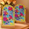 Holographic Wall Decoration Resin Mold Rainbow Effect Flower Wall Art Epoxy Mold