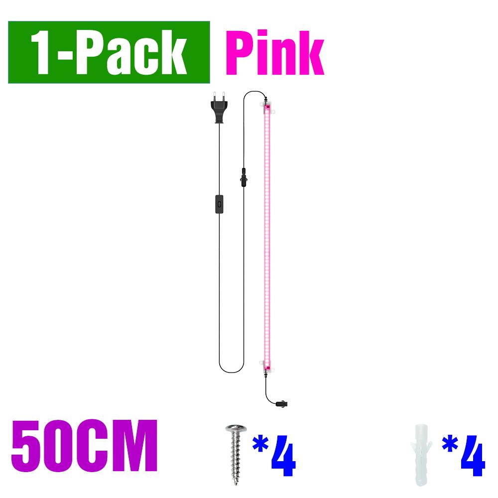LED Plant Grow Lights Full Spectrum Indoor Hydroponics Seed Flower Vegetables Growth Box Cultivation Lamp EU plug 30/50CM AC220V