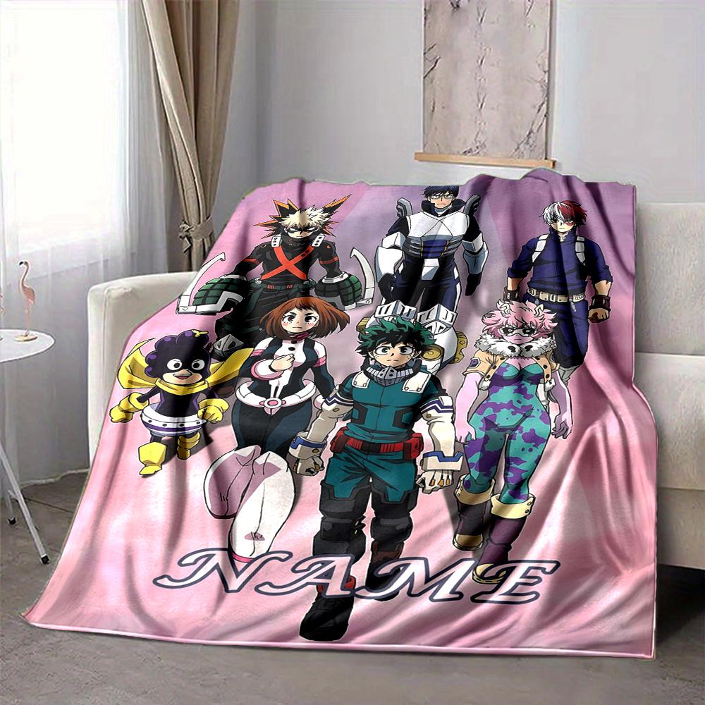 Custom 1pc Hero Plaza Adventure Blanket, Soft And Comfortable Blanket, Casual Warm, Camping Travel Blanket, Birthday Gift Q912112