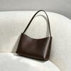 Womens Leather Tote Bag Fall Winter Top Handle Underarm Shoulder Minimalist Old Money Style