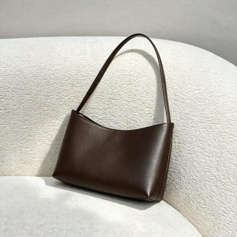 Womens Leather Tote Bag Fall Winter Top Handle Underarm Shoulder Minimalist Old Money Style