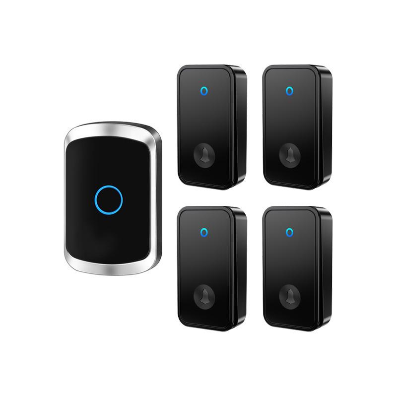 Wireless Waterproof Battery-Free Doorbell with Long-Range Remote for Home and Elderly Users