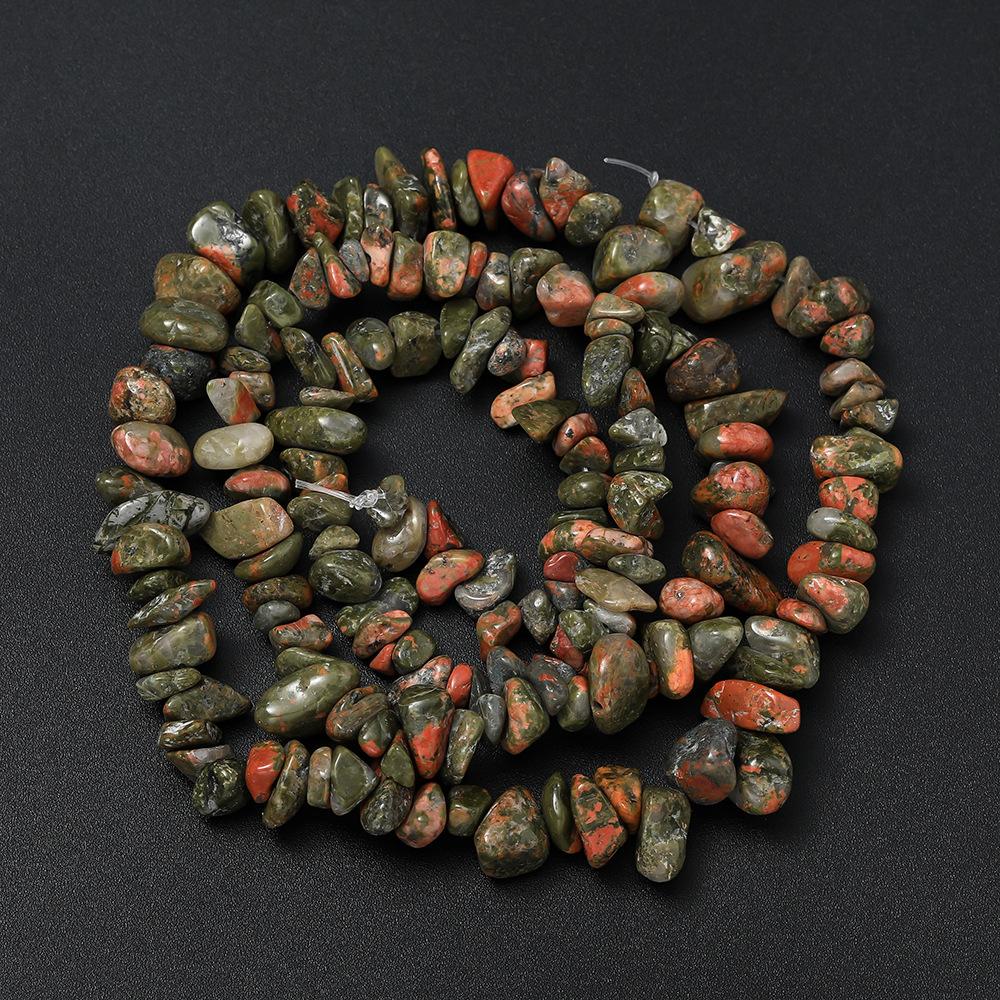 Natural Loose Bead Stone Grains 5mm-12mm Irregular Crystal Gravel Beaded DIY Bracelet Necklace Accessories