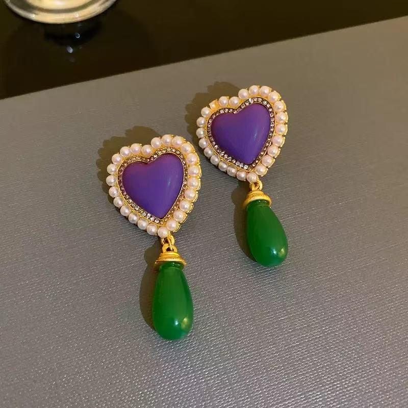 

Fashion Dangle Earrings For Women s Jewelry фіолетовий