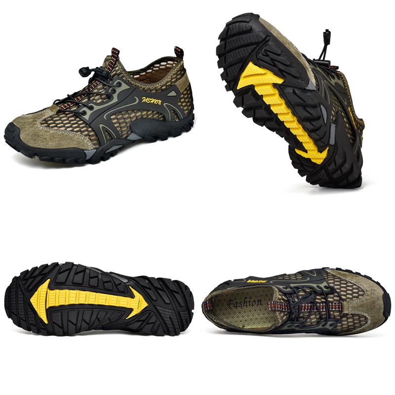 Letnie Outdoorowe Szybkoschnące Buty Plażowe do Wody Męskie Antypoślizgowe Wygodne Skarpety Buty Elastyczne Buty do Wędrówek Trekkingowych Unisex