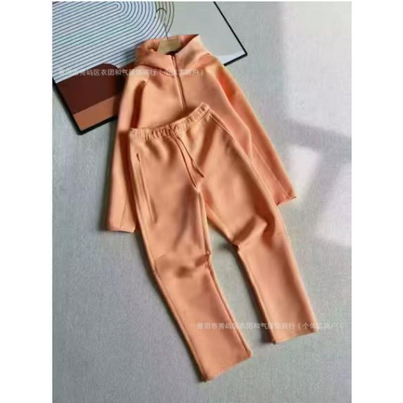 2026 Womens Tracksuit Set Hooded Jacket Sweatpants Casual Sportswear