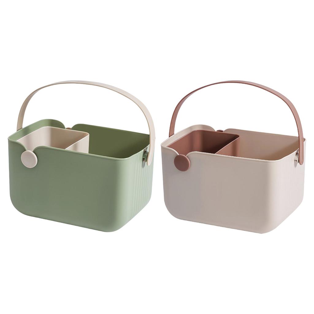 Cesta de Almacenamiento para Ducha de Baño Diseño Color Block Potenciador de Espacio Práctico y Elegante Material Impermeable Duradero