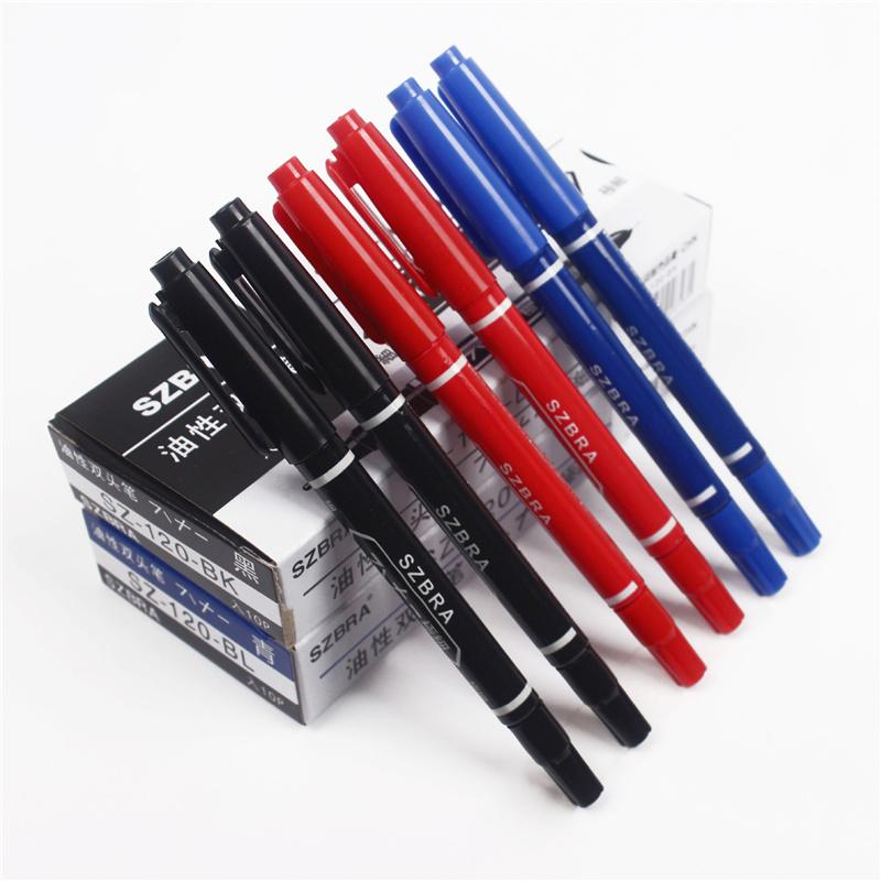 20PCS Two-headed Hook Pen 120 Water-based Marker Neutral Drawing Tool Student Fashion Stationery