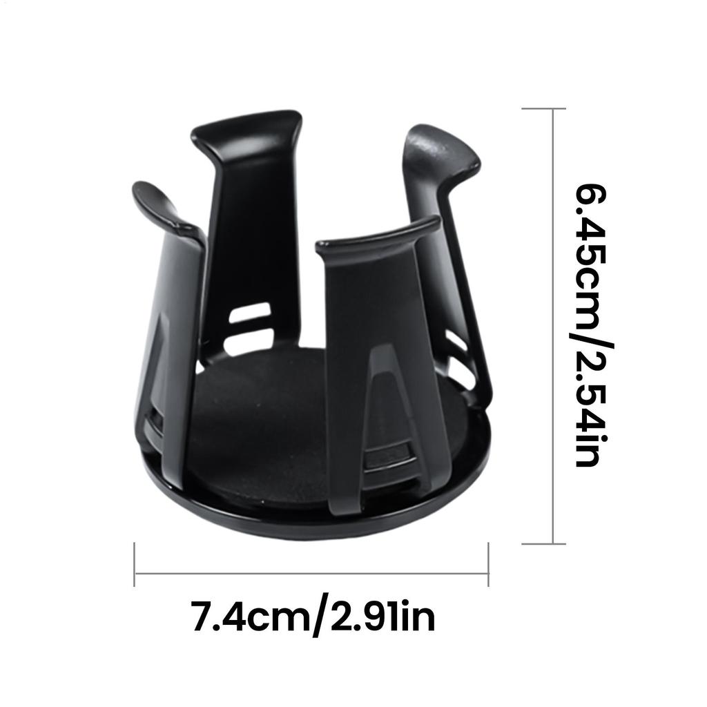 Car Cup Holders 1 Pair Beverage Rack Automotive Interior Adhesive Cup Mount Storage Accessories For Vehicles Truck Van SUV RV